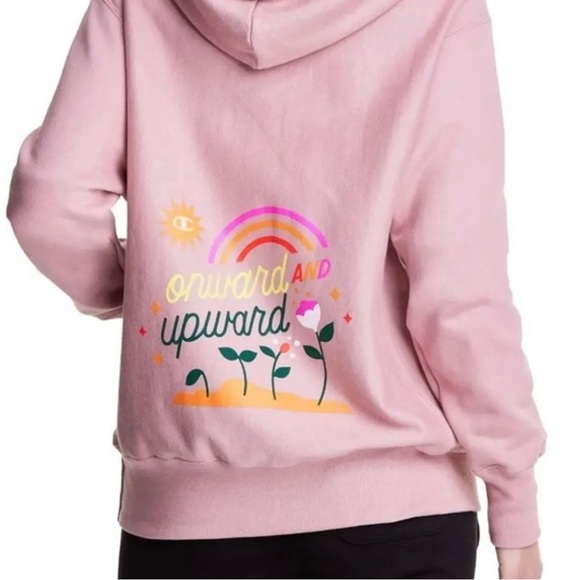 Champion X Steffi Lynn Onward & Upward Reverse Weave Hoodie Sweatshirt - Picture 3 of 15